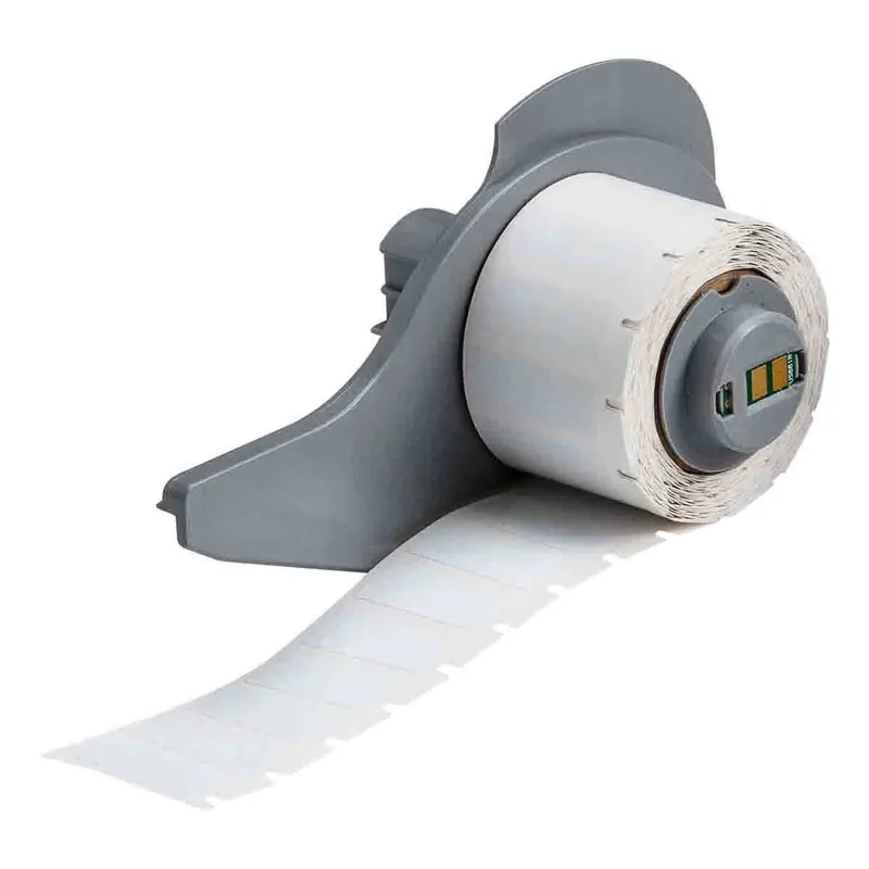 Brady ESD-Safe Post Process Gloss 2 mil Polyester Circuit Board Labels for M7 Printers & R6000 Ribbons, White