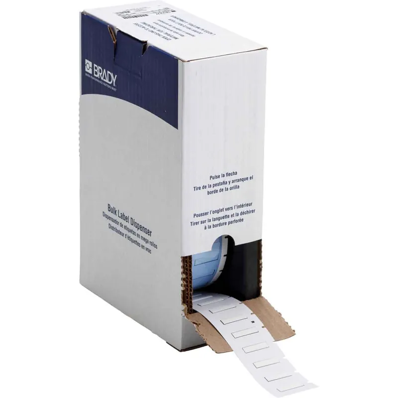 Brady PermaSleeve® Matte Polyolefin Heat Shrink Wire and Cable Labels for M6/M7 Printers & R4310/R6600 Ribbons