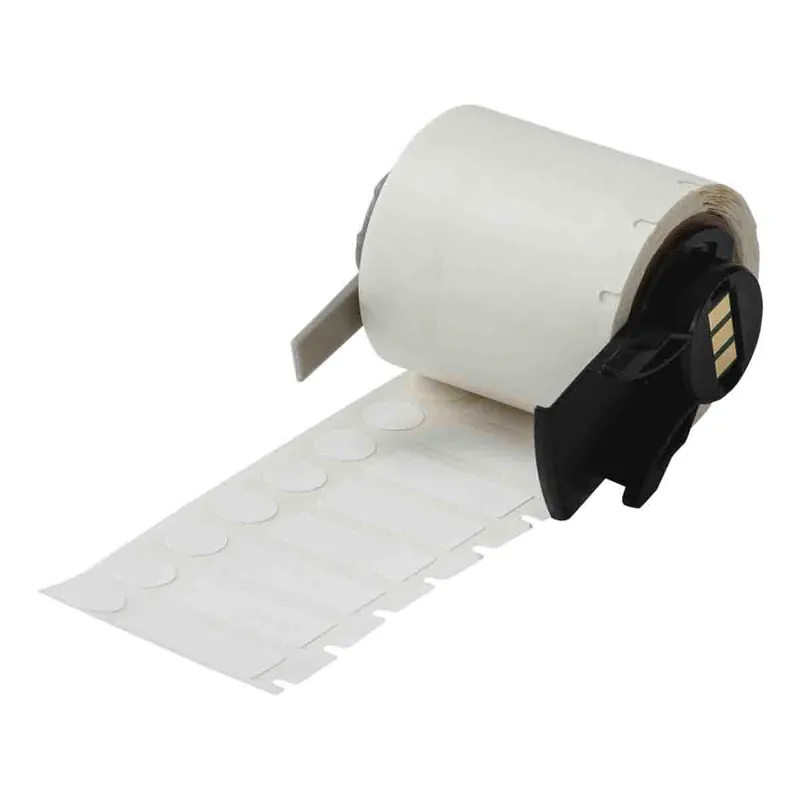 Brady Chemical Resistant Cryogenic Matte Polypropylene Vial and Tube Laboratory Labels for M6/M7 Printers & R4300/R6400, White, 0.375" H x 1" W x 0.375" dia. (Roll of 250)