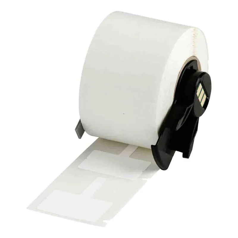 Brady T-Flag Matte Polypropylene Labels for M6/M7 Printers & R4300/R6200/R6400 Ribbons, White
