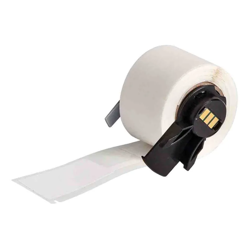 Brady P-Flag Matte Polypropylene Labels for M6/M7 Printers & R4300/R6200/R6400 Ribbons, White