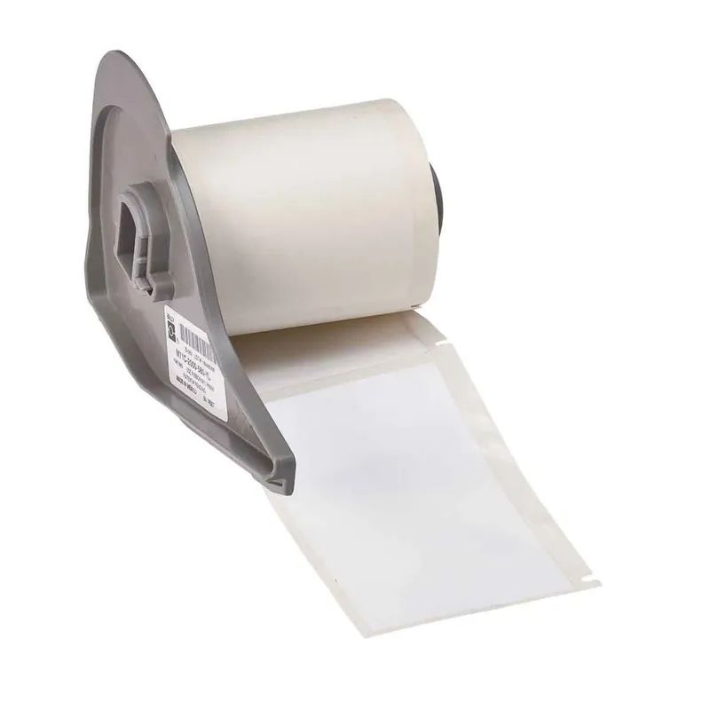 Brady Aggressive Adhesive Multi-Purpose Gloss Polyester Labels for M7 Printers & R6000 Ribbons, White