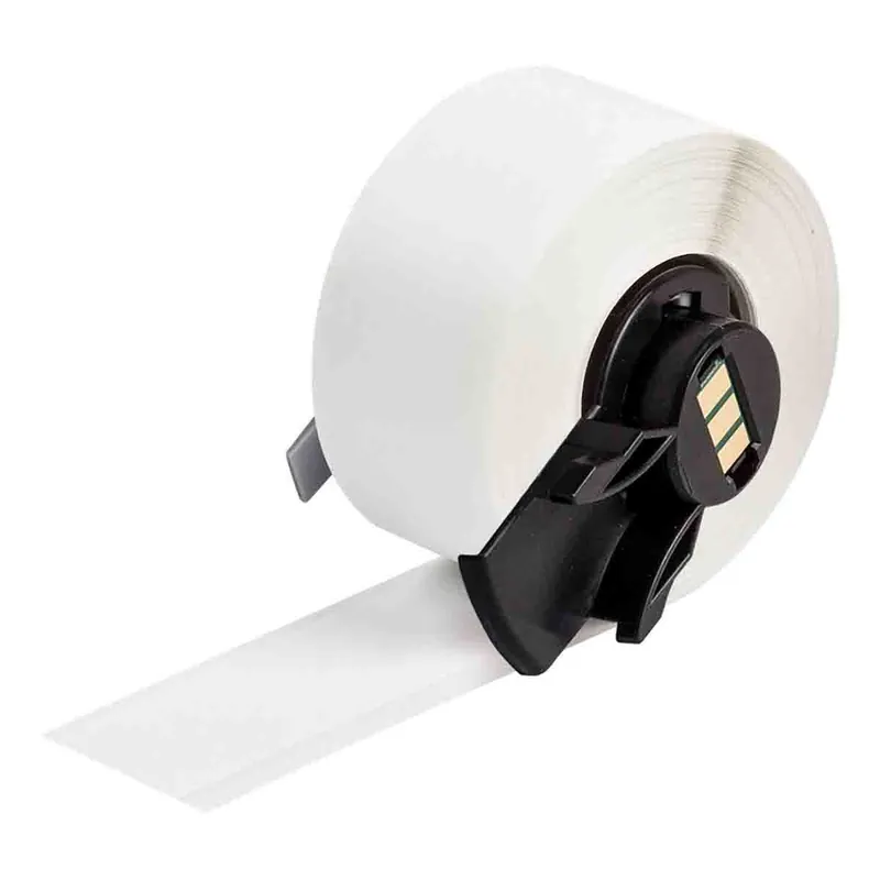 Brady All Weather Permanent Adhesive Gloss Vinyl Label Tape for M6/M7 Printers & R10000/R10010 Ribbons, 50‘