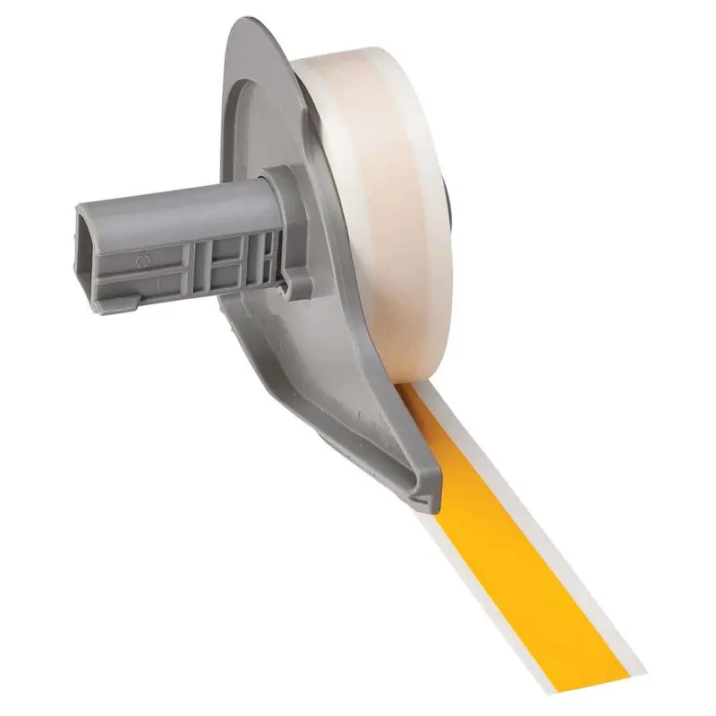 Brady All Weather Permanent Adhesive Gloss Vinyl Label Tape for M7 Printers & R6000/R10000 Ribbons