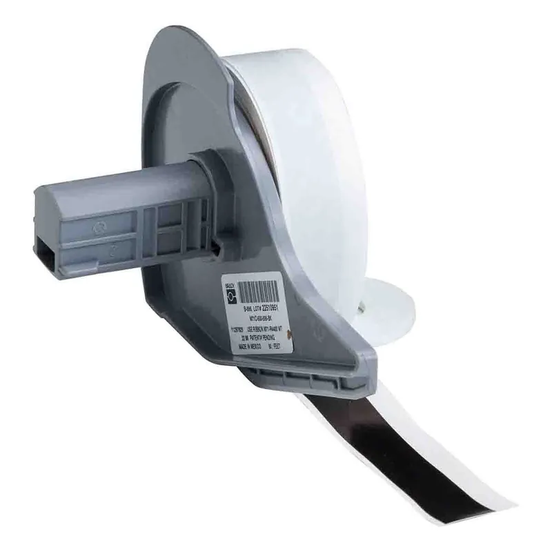 Brady All Weather Permanent Adhesive Gloss Vinyl Label Tape for M7 Printers & R4400-WT/R10000-WT Ribbons