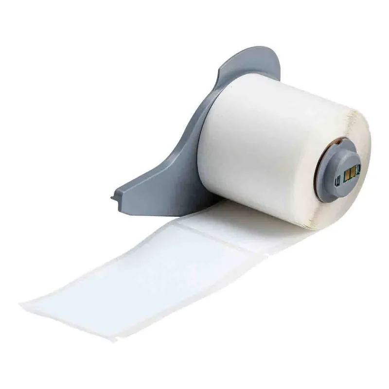 Brady Ultra Aggressive Adhesive Multi-Purpose Matte Polyester Labels for M7 Printers & R4300 Ribbons, White