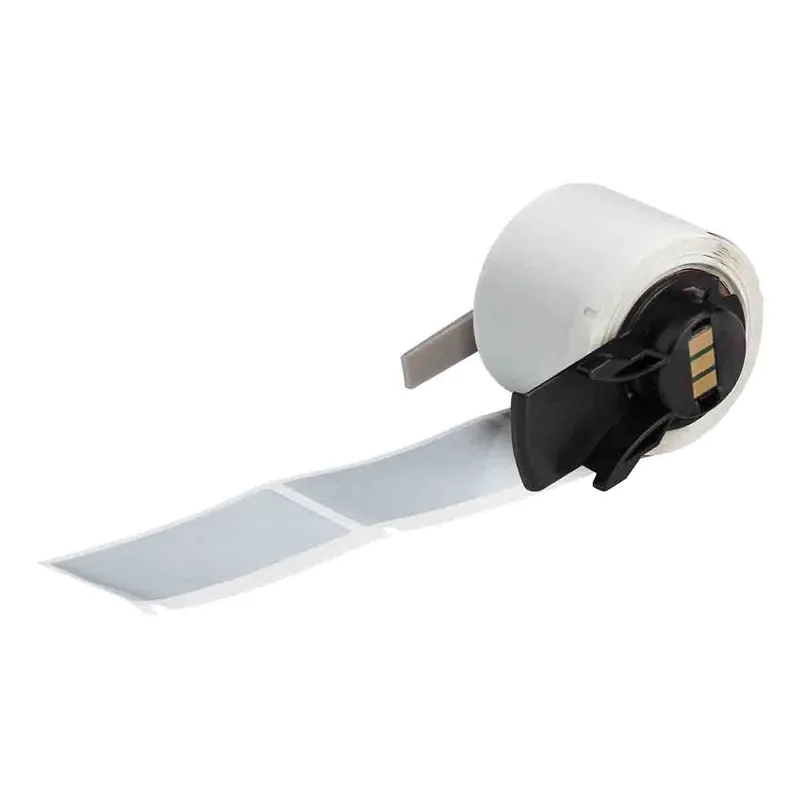 Brady Metalized Gloss Polyester Labels for M6/M7 Printers & R6000/R6010 Ribbons, Silver