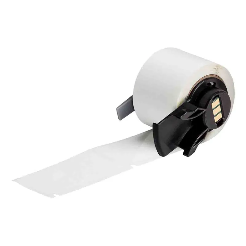 Brady Tamper Evident Gloss Polyester Labels "VOID" Pattern for M6/M7 Printers & R6000/R6010 Ribbons, White