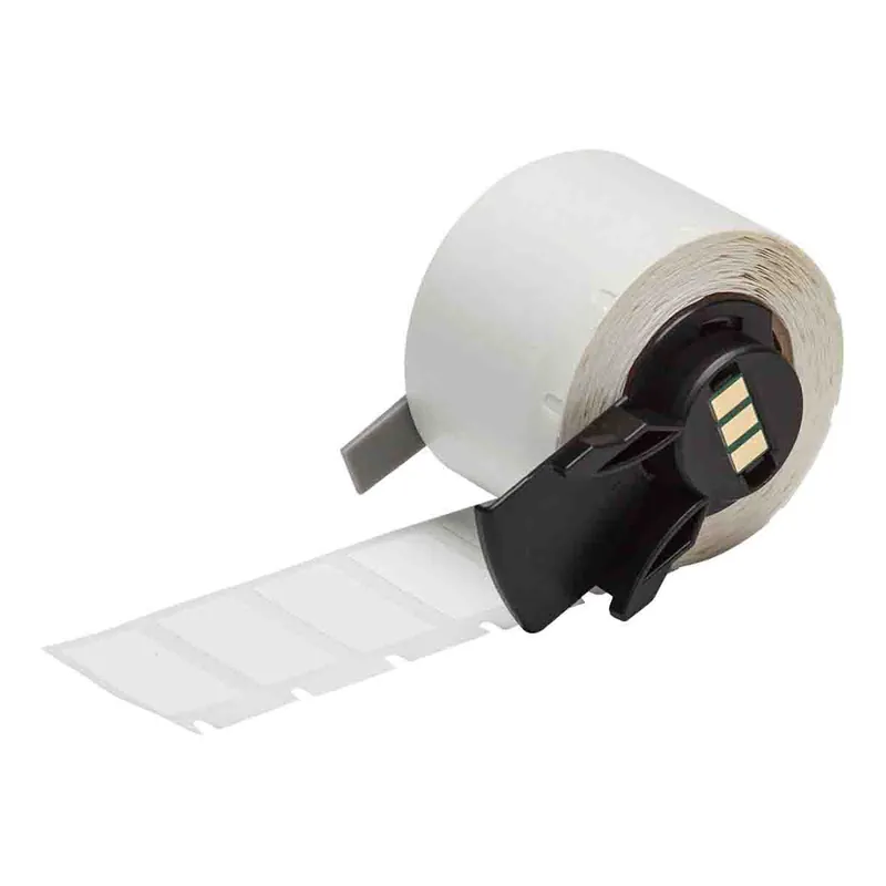 Brady FreezerBondz™ Ultra-Thin Cryogenic Gloss Polyester Laboratory Labels for M6/M7 Printers & R4300/R6400 Ribbons, White