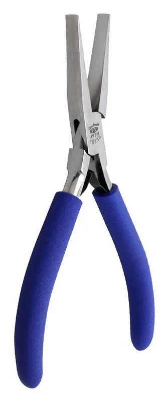 Aven Tools 10335 Technik ESD-Safe Flat Nose Pliers with Smooth Jaw & Cushioned Grips, 6" OAL