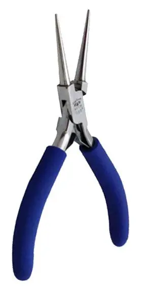 Aven Tools 10334 Technik ESD-Safe Round Nose Pliers with Smooth Jaw & Cushioned Grips, 6" OAL