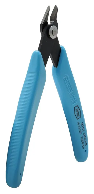 Aven Tools 10521EC Niptec TR-25E Tapered Head Flush Steel Cutter with Non-Slip Grips, 5" OAL