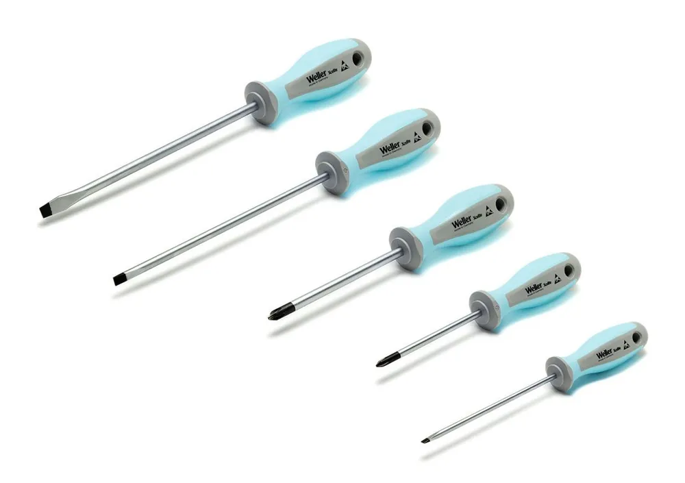 Xcelite XPE500 5-Piece Pro Series ESD-Safe Phillips® & Slotted Pro Series Screwdriver Set