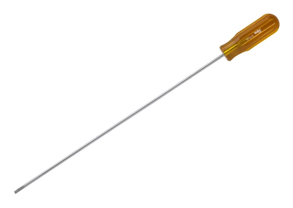 Xcelite R1810N Slotted Round Blade Screwdriver, 1/8" x 10", 12.625" OAL (Pack of 6)