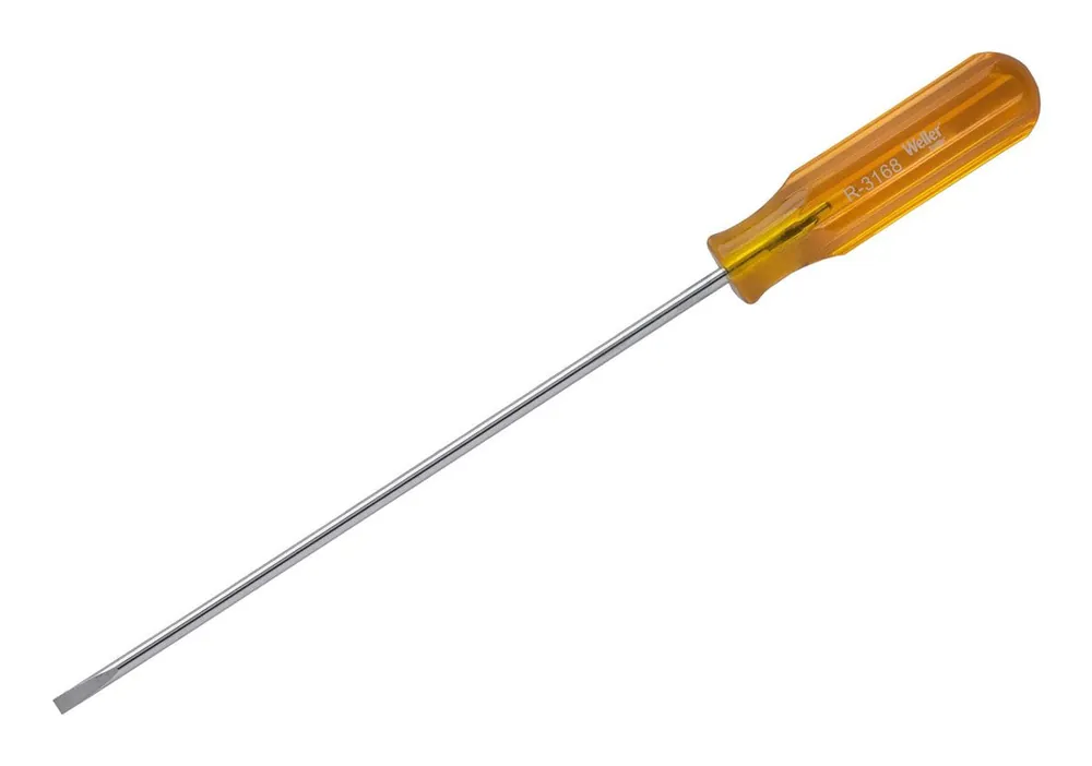 Xcelite R3168N Slotted Round Blade Screwdriver, 3/16" x 8", 11.625" OAL (Pack of 6)