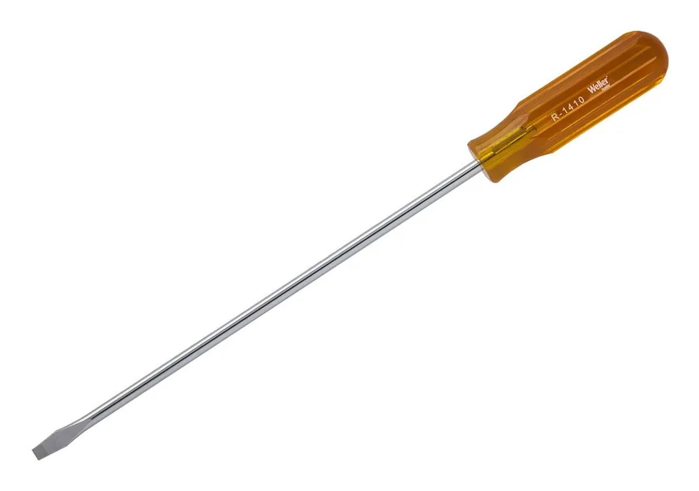 Xcelite R1410N Slotted Round Blade Screwdriver, 1/4" x 10", 14.125" OAL (Pack of 6)