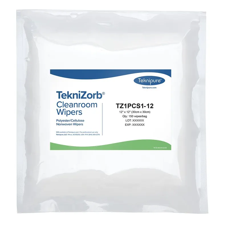Teknipure TekniZorb® Polycellulose Nonwoven Cleanroom Wipes