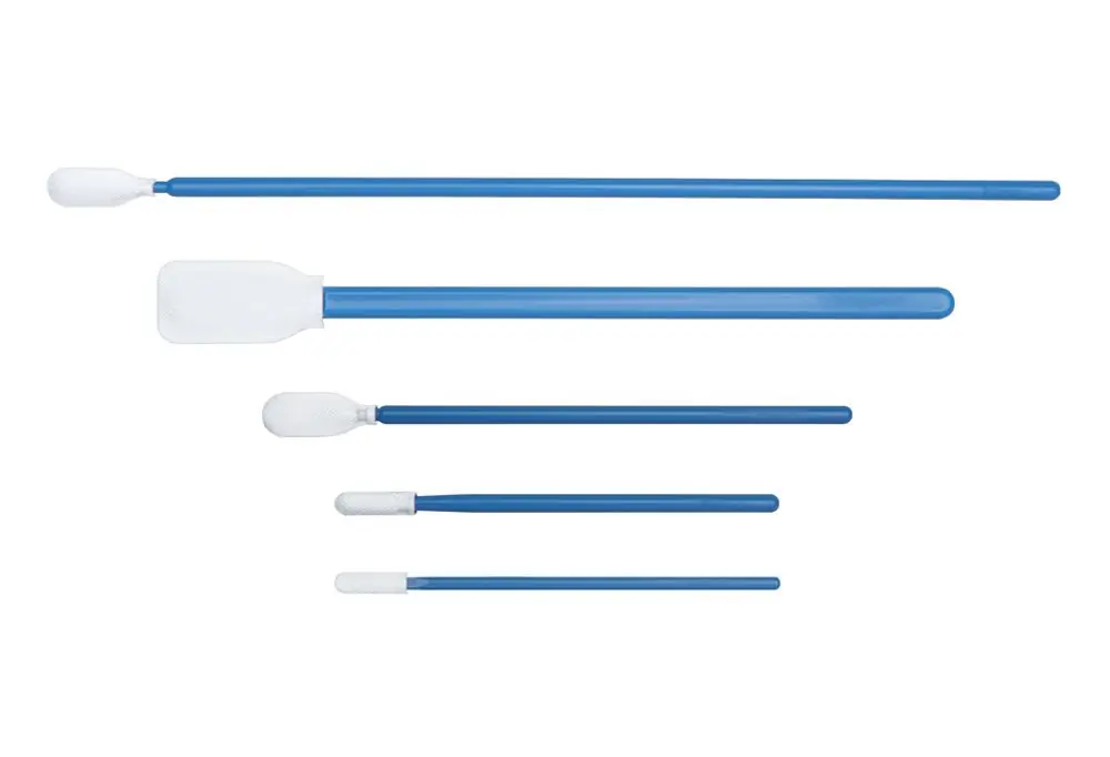 Teknipure TekniSwab Double Layer Microfiber Cleanroom Swabs with Polypropylene Handle