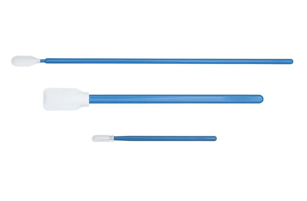 Teknipure TekniSwab Nonwoven Double Layer Microfiber Cleanroom Swabs with Polypropylene Handle