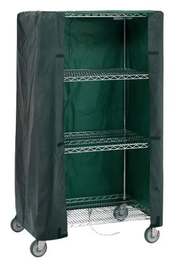 Metro ESD-Safe Shelf & Cart Covers with Zipper Closure