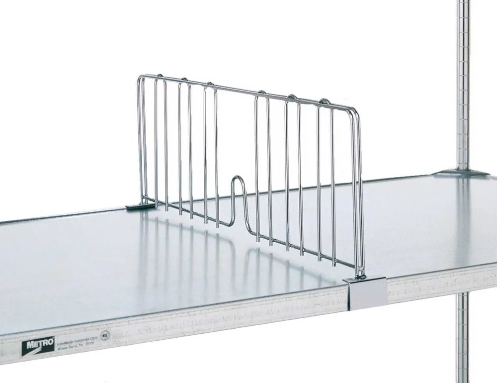 Metro Chrome Solid Shelf Dividers