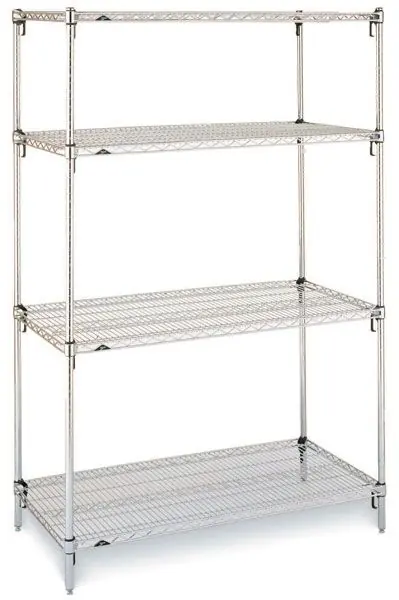 Metro Super Erecta® Chrome Wire Shelving Units & Add-Ons with Super Adjustable Wire Shelves