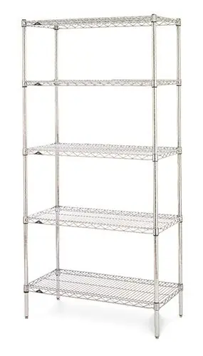 Metro Super Erecta® Chrome Wire Shelving Units & Add-Ons with Shelves