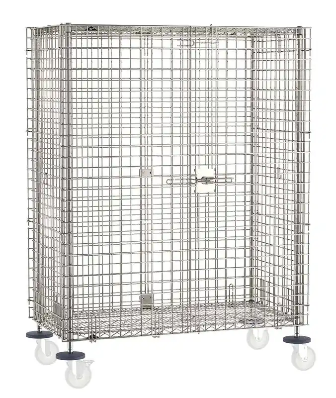 Metro Super Erecta® Stainless Steel Security Carts