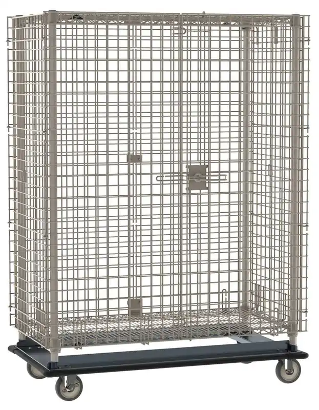 Metro MetroMax® Q Heavy-Duty Security Carts with Aluminum Dolly