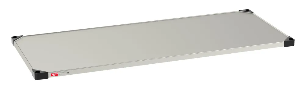 Metro Super Erecta® Stainless Steel Solid Shelves