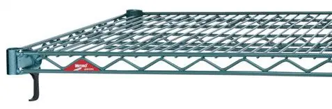 Metro Super Erecta® Super Adjustable Metroseal® Green Wire Shelves