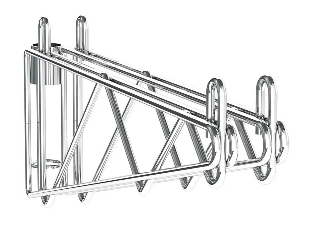 Metro Super Erecta® Chrome Shelf Supports for Double Shelves