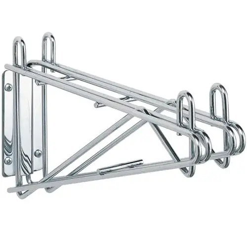 Metro Stainless Steel Direct Wall Mount Double Brackets