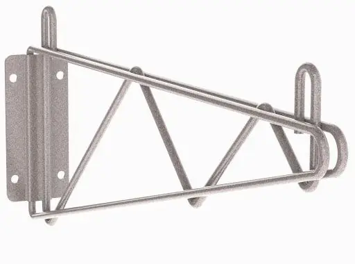 Metro Super Erecta® Metroseal® Gray Direct Wall Mount Single Brackets