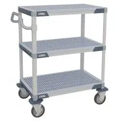 Metro MetroMax® i Utility Carts with Open Grid Shelves