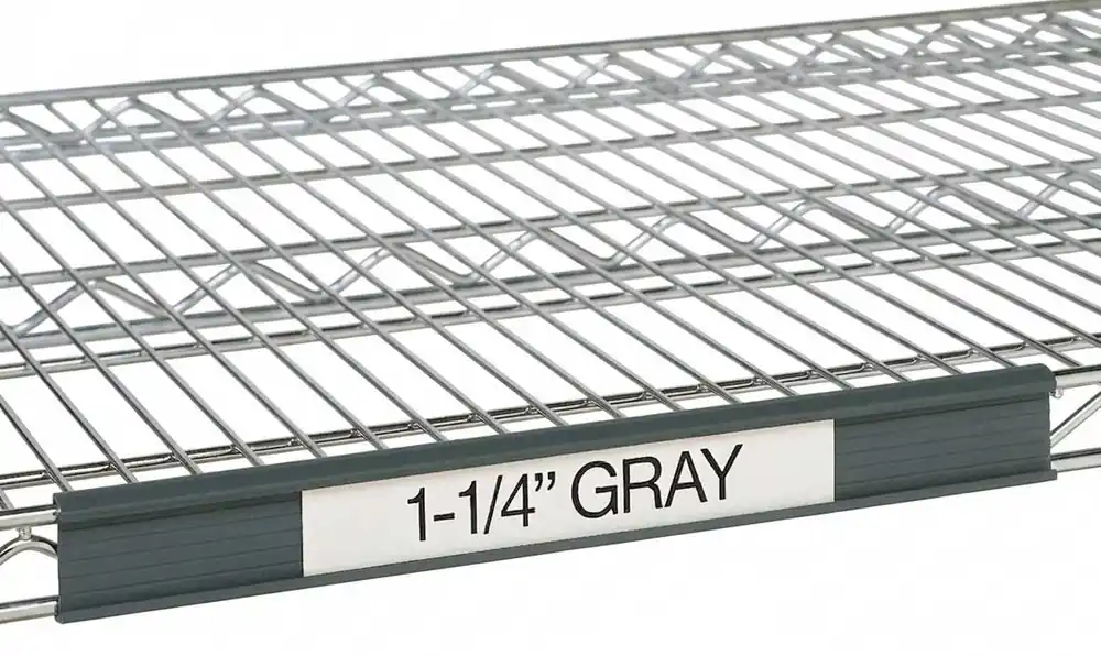 Metro 1.25" Gray Label Holders
