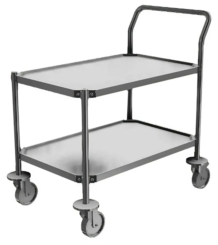 Palbam Class Utility Carts with Solid Stainless Steel Shelves