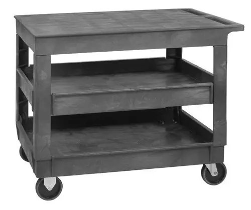 Quantum Storage Systems Heavy-Duty Polypropylene Utility Carts