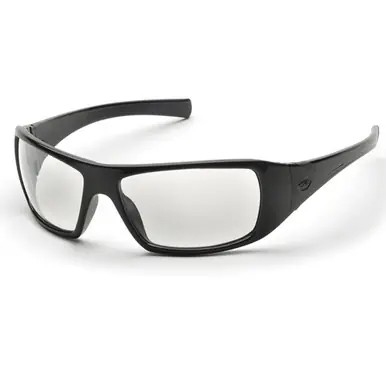 Pyramex SB5610DT Goliath Anti Fog Black Glasses, Clear Lens