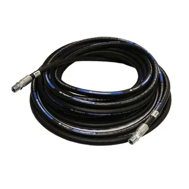 Reelcraft S601090-25 - 1/4" x 25 ft. Rubber Hose Assembly