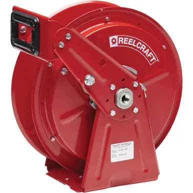 Reelcraft DP7800-OMP - 1/2" x 50 ft. 3000 psi, Compact Dual Pedestal Oil Hose Reel