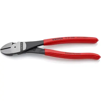 KNIPEX 7421200 8‘‘ High Leverage Angled Diagonal Cutters