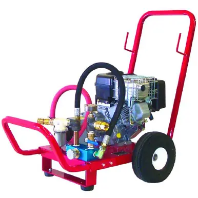 WHEELER-REX 46301 - B&S Gas Powered Roller Hydrostatic Test Pump, 300psi, 5gpm