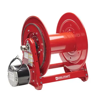 Reelcraft EA32112-L12D - 1/2" x 200 ft. 1000 psi, 12V Electric Motor Hose Reel