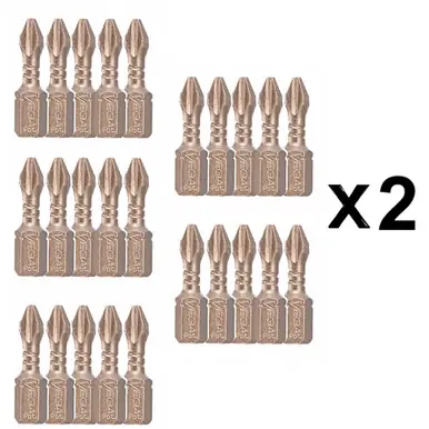 VEGA P125P2A-50 - Impactech 2 Phillips Insert Bit 50 Pack