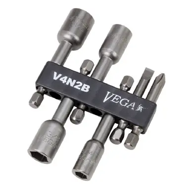 VEGA V4N2B - Driver Bit & Nutsetter Set 6pc