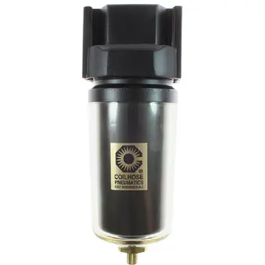 Coilhose Pneumatics 27F4-S 27 Series 1/2" Filter, Metal Bowl w/ Sight Glass