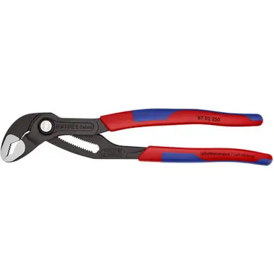KNIPEX 8702250 10" Cobra High-Tech Water Pump Pliers-Comfort Grip