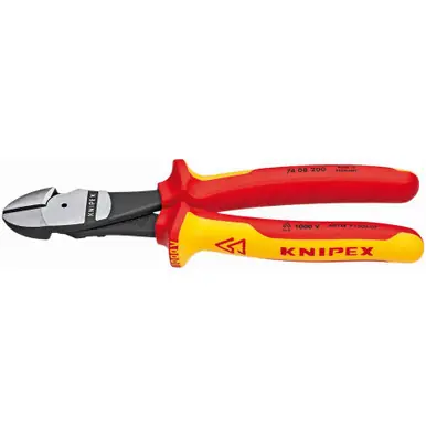 KNIPEX 7408200US 8‘‘ High Leverage Diagonal Cutters-1,000V Insulated