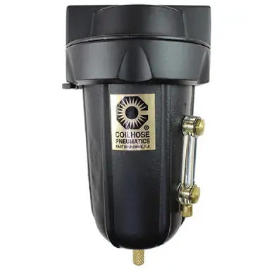 Coilhose Pneumatics 8924M Heavy Duty Series Coalescing Filter, 1/2", Metal Bowl